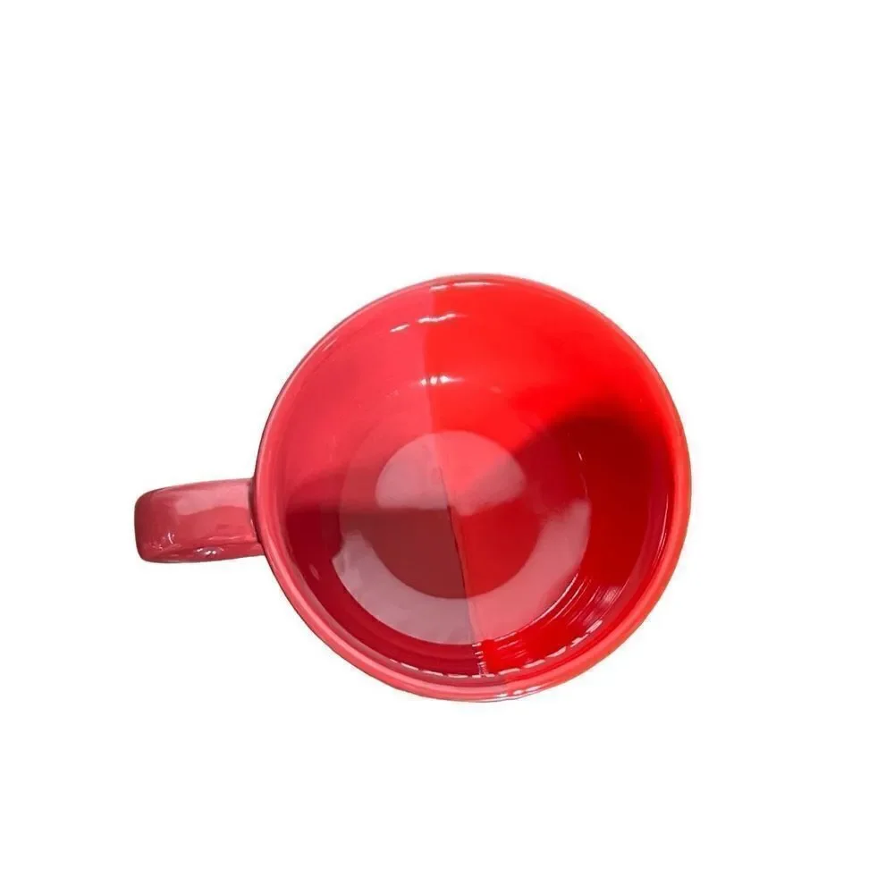 Starbucks 2021 Holiday Red Color Dip 16oz Coffee Mug Soup Bowl